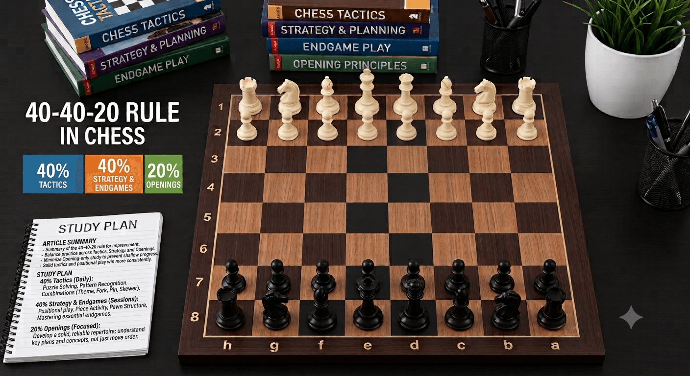 What Is the 40-40-20 Rule in Chess?